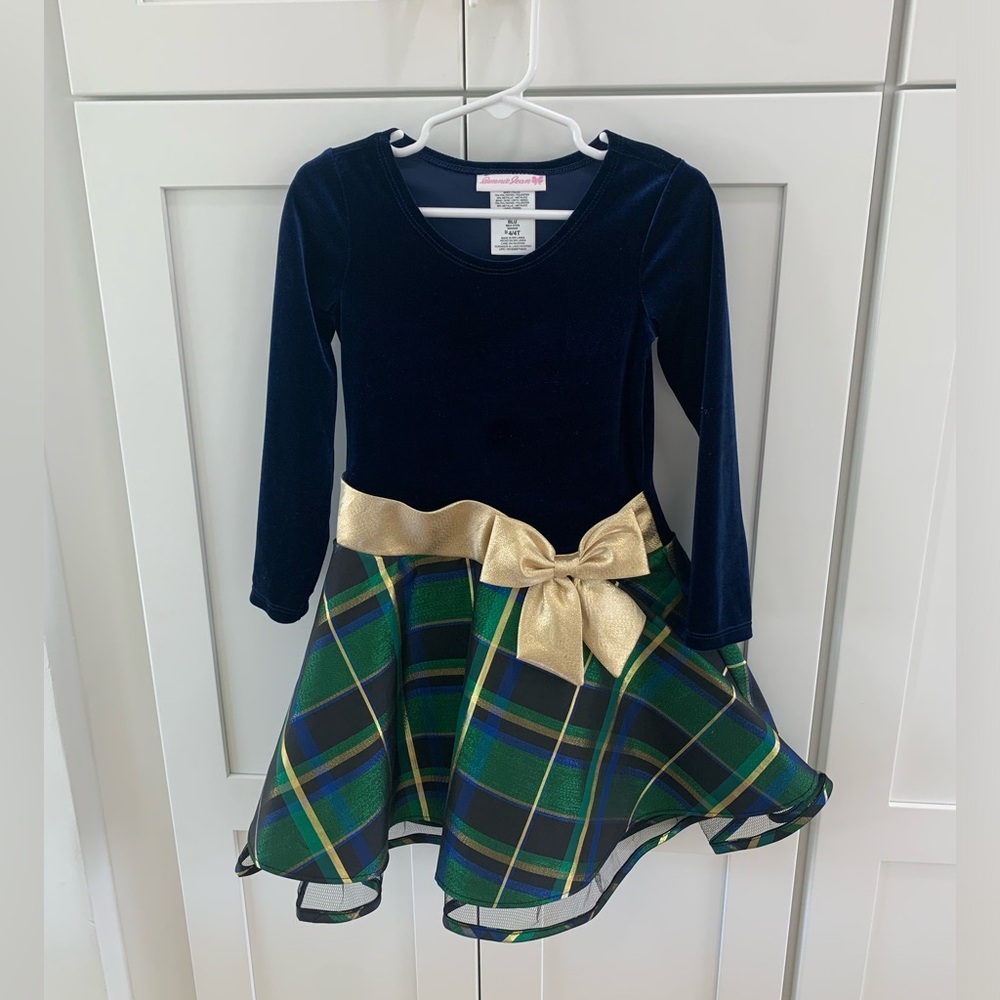 Bonnie Jean Girl’s Holiday Dress Size 4T.